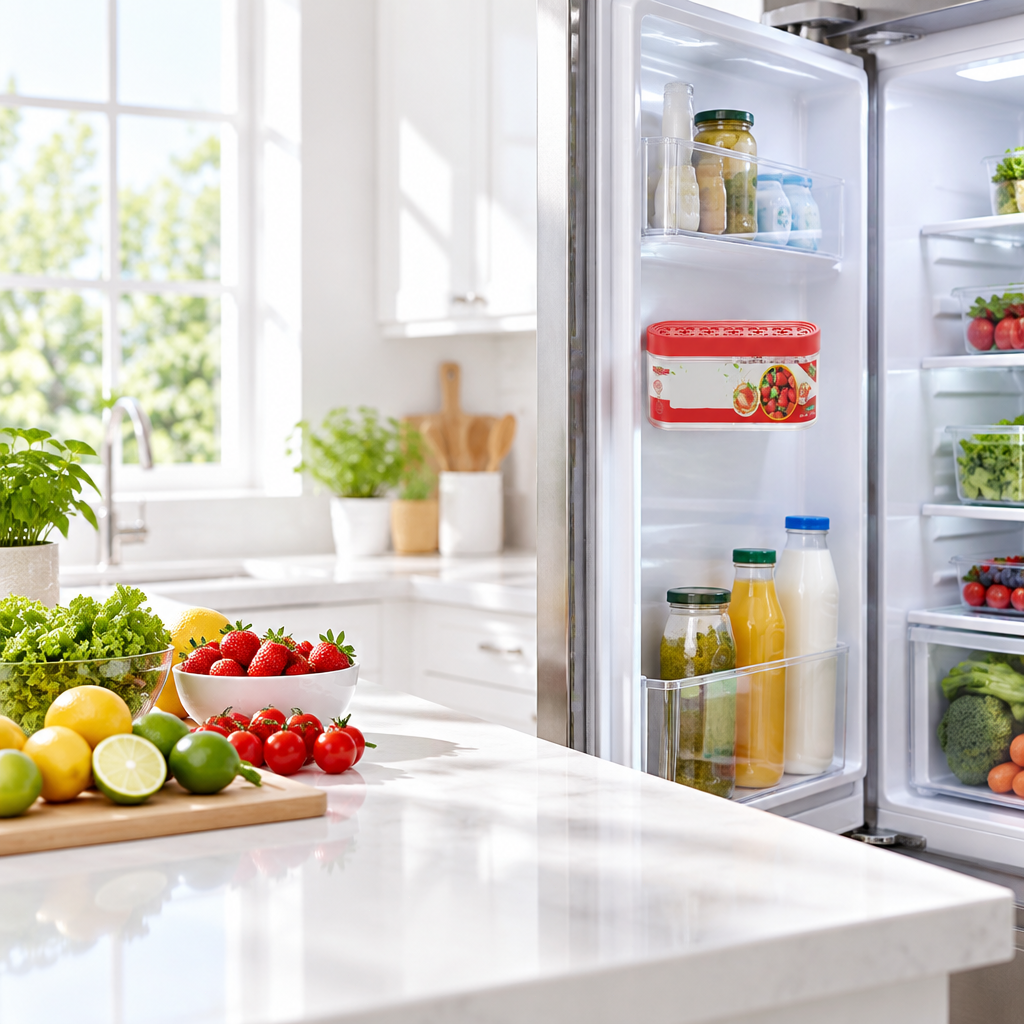 🍓 Kitchen Essential | Fresh-Lock Storage Design | Colorful Food Care Solution