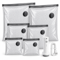 ✈️ Travel Vacuum Bags | Durable Plastic | Suitcase Packing | Travelers | Space-Saving Set
