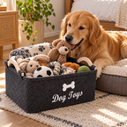 🐾 Pet Essential | Felt Storage Basket | Cozy Home Organization | Dog Toy Organizer