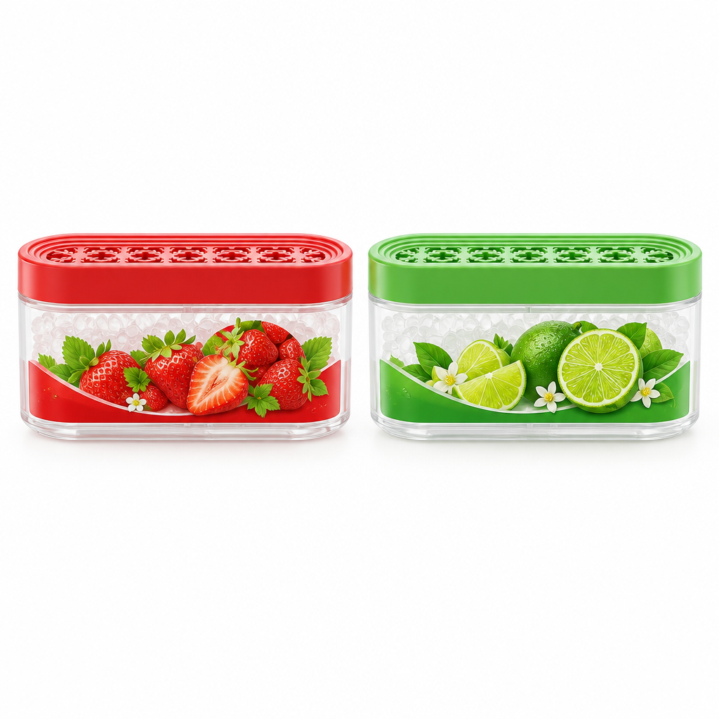 🍓 Kitchen Essential | Fresh-Lock Storage Design | Colorful Food Care Solution