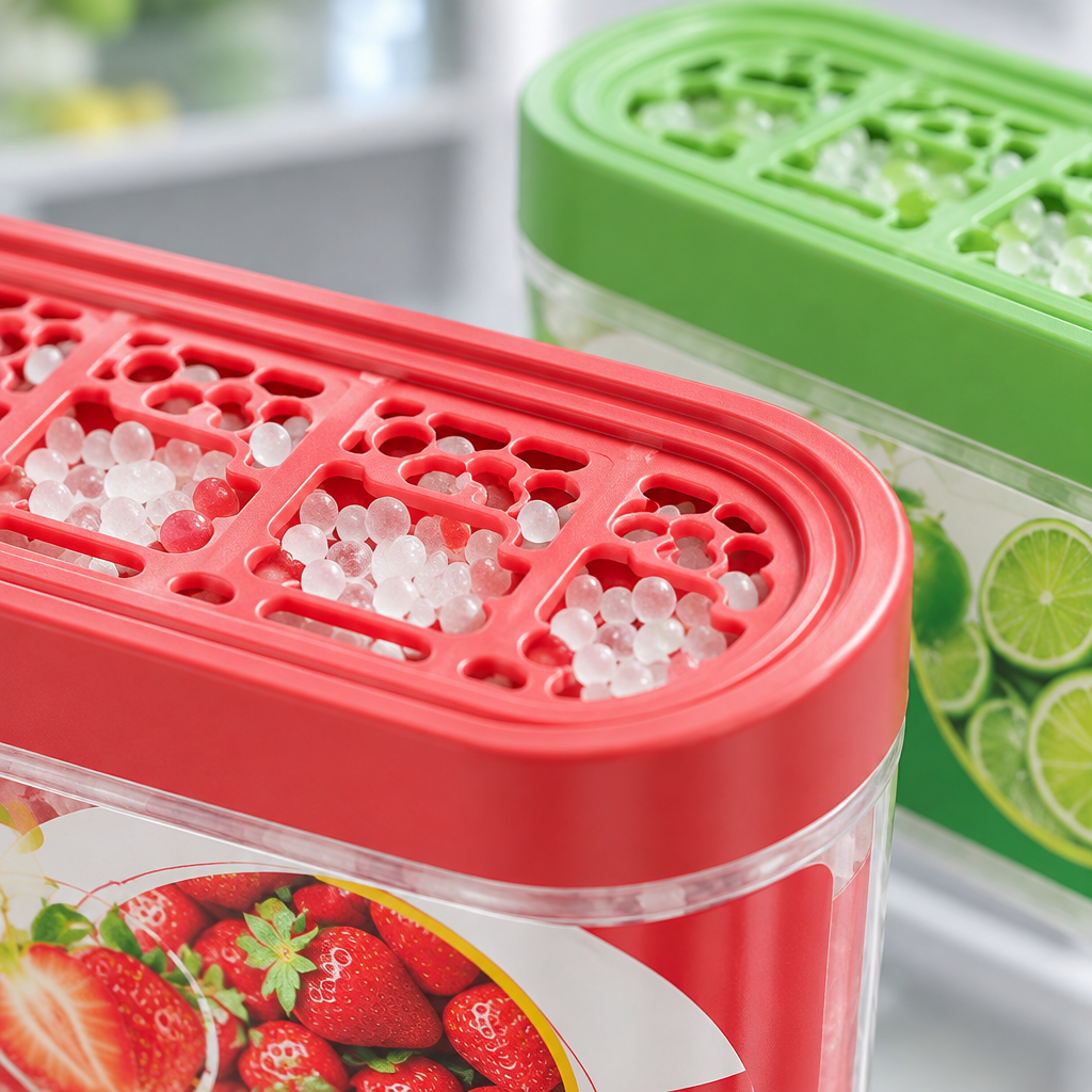 🍓 Kitchen Essential | Fresh-Lock Storage Design | Colorful Food Care Solution