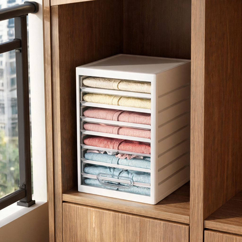 🧺 Clothing Organizer | Clear Drawers | Closet Storage | Home Organizers | Layered Design