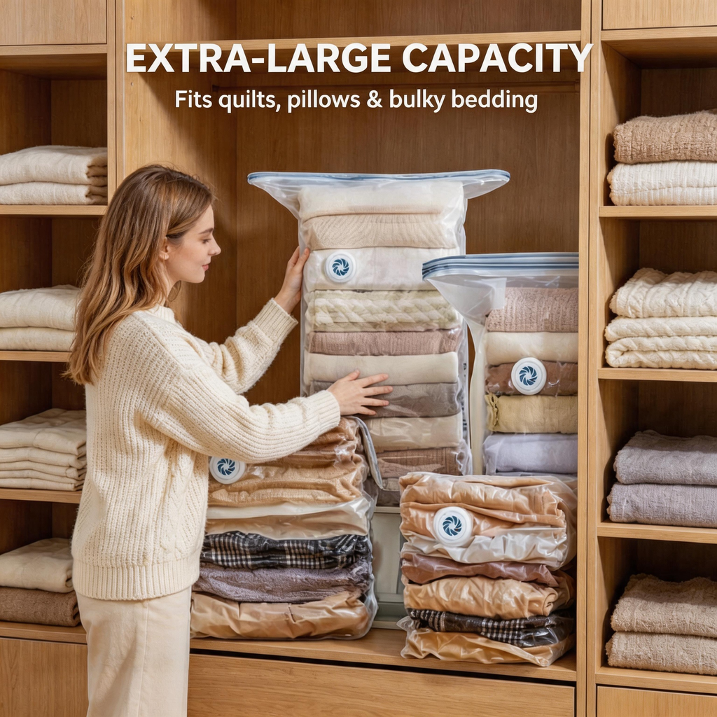 Heavy-Duty Vacuum Storage Bags