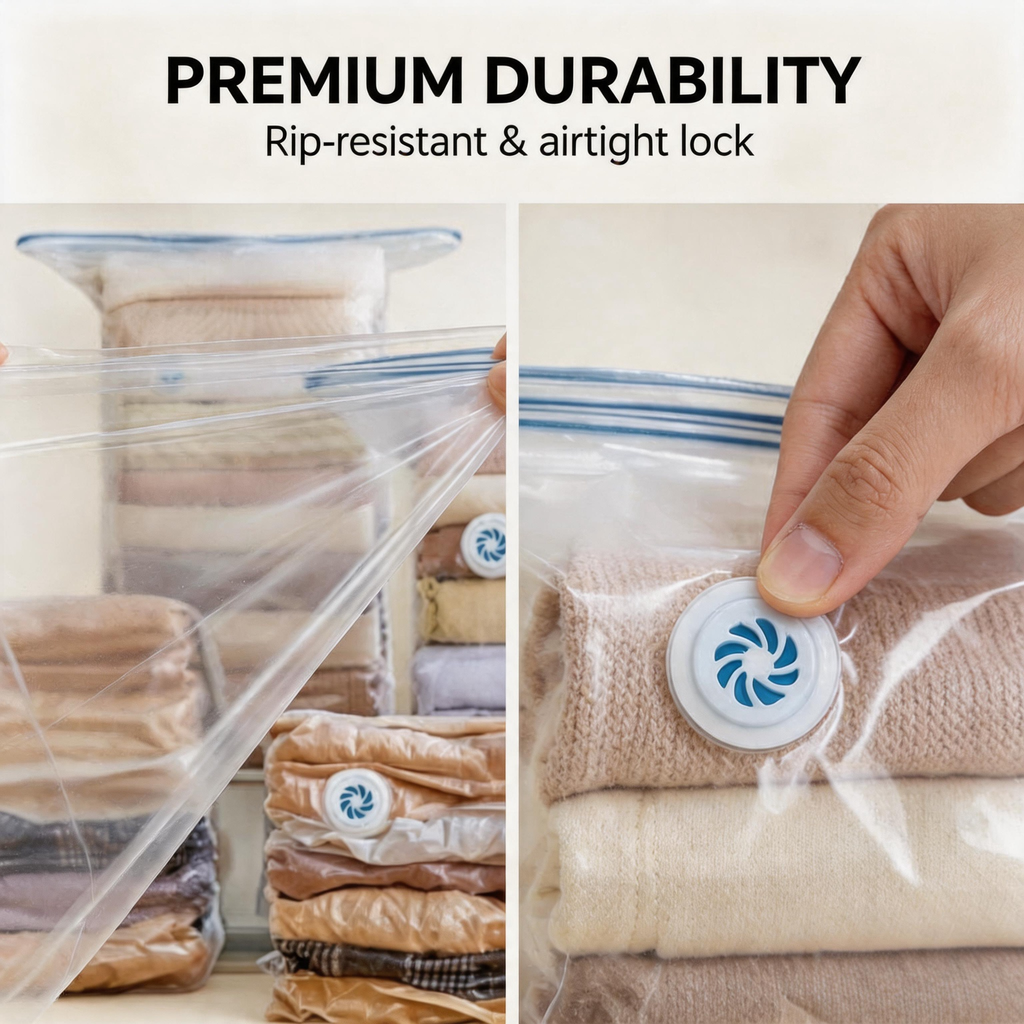 Heavy-Duty Vacuum Storage Bags